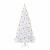 Brad de Crăciun artificial cu 300 LED Alb 210 cm PVC și Oțel GartenMobel Dekor