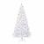 Brad de Crăciun artificial cu 300 LED Alb 240 cm PVC și Oțel GartenMobel Dekor