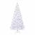 Brad de Crăciun artificial cu 300 LED Alb 240 cm PVC și Oțel GartenMobel Dekor