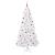 Brad de Crăciun artificial cu 300 LED Alb 240 cm PVC și Oțel GartenMobel Dekor