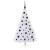 Brad de Crăciun artificial cu 150 LED Alb 150 cm PVC și Oțel GartenMobel Dekor