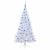Brad de Crăciun artificial cu 300 LED Alb 180 cm PVC și Oțel GartenMobel Dekor