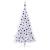 Brad de Crăciun artificial cu 300 LED Alb 210 cm PVC și Oțel GartenMobel Dekor