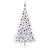 Brad de Crăciun artificial cu 300 LED Alb 210 cm PVC și Oțel GartenMobel Dekor