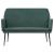 Bancă, verde închis, 108x79x79 cm, catifea GartenMobel Dekor