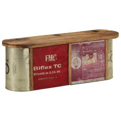 Bancă de depozitare/servantă, 120x30x40 cm, lemn masiv reciclat GartenMobel Dekor