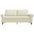 Canapea cu 2 locuri, crem, 140 cm, catifea GartenMobel Dekor