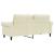 Canapea cu 2 locuri, crem, 140 cm, catifea GartenMobel Dekor
