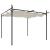 Pergola cu acoperiș retractabil, crem, 295x292x230 cm GartenMobel Dekor