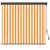 Jaluzea Rulou de Exterior Dungi portocaliu și alb 180 x 250 cm GartenMobel Dekor