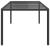 Masă de grădină pentru dining Negru pur 250 x 100 x 75 cm GartenMobel Dekor