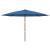 Umbrelă de soare de grădină stâlp din lemn, albastru 400x273 cm GartenMobel Dekor