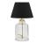 Lampa de masa Oldham 30 cm plastic textil negru alama [lux.pro] HausGarden Leisure