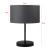 Lampa de masa Margate 35 cm 1 x E27 max 20W metal pvc antracit negru [lux.pro] HausGarden Leisure