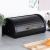 Cutia pentru pâine din metal negru, cu mâner auriu 38×28,5×18 cm Handy KitchenServ