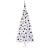 Brad de Crăciun artificial cu 300 LED Alb 180 cm PVC și Oțel GartenMobel Dekor