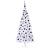 Brad de Crăciun artificial cu 300 LED Alb 180 cm PVC și Oțel GartenMobel Dekor