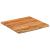 Blat birou 80x80x3,8 cm, pătrat, lemn masiv acacia margine vie GartenMobel Dekor