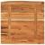 Blat birou 80x80x3,8 cm, pătrat, lemn masiv acacia margine vie GartenMobel Dekor