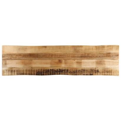 Blat de masă contur organic 180x40x3,8 cm lemn masiv mango brut GartenMobel Dekor