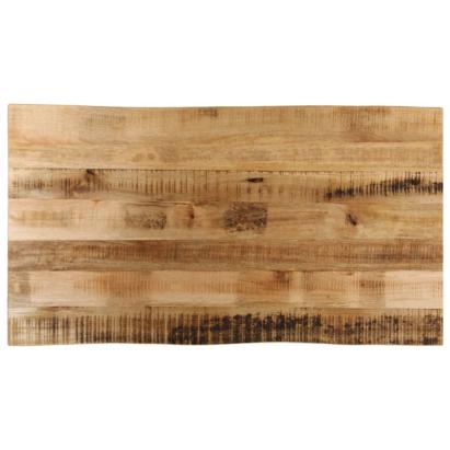 Blat de masă contur natural 110x60x3,8 cm lemn masiv mango brut GartenMobel Dekor