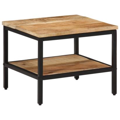 Măsuță de cafea, 45x45x35 cm, lemn masiv de mango brut GartenMobel Dekor