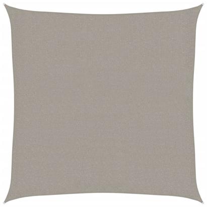 Pânză parasolar, gri deschis, 3,6x3,6 m, pătrat, 160 g/m², HDPE GartenMobel Dekor