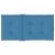 Perne scaun spătar mic 4 buc. melanj albastru 100x50x4cm textil GartenMobel Dekor