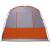 Cort auto pentru 4 persoane, gri/portocaliu, impermeabil GartenMobel Dekor