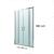 Leziter Ușă de duș cu două foi Tavern 140x190 cm Mobalis Homvera