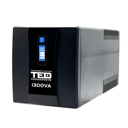 UPS TED Line Interactive 1300VA/750W, display LCD, 4x Schuko NewTechnology Media