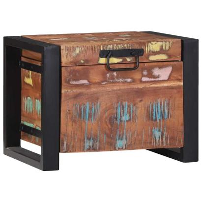 Lade de Depozitare Maro 40 x 30 x 30 cm Lemn masiv recuperat GartenMobel Dekor