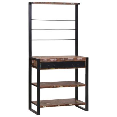 Raft de bucătărie Multicolour 80 x 40 x 160 cm GartenMobel Dekor