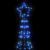 Pom de Crăciun LED 550 LED-uri Albastru 304 cm GartenMobel Dekor