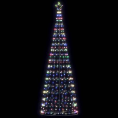 Pom de Crăciun LED 550 LED-uri colorate 304 cm GartenMobel Dekor