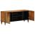 Cabinet TV cu raft Maro 105 x 33.5 x 46 cm Lemn masiv de mango GartenMobel Dekor