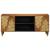 Cabinet TV cu raft Maro 105 x 33.5 x 46 cm Lemn masiv de mango GartenMobel Dekor