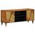 Cabinet TV cu raft Maro 105 x 33.5 x 46 cm Lemn masiv de mango GartenMobel Dekor