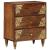 Dulap de noapte maro miere 50 x 33 x 62 cm Lemn masiv de mango GartenMobel Dekor