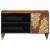 Cabinet TV cu raft Maro 80 x 31.5 x 46 cm Lemn masiv de mango GartenMobel Dekor