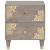 Dulap de noapte Gri 40 x 33 x 46 cm Lemn masiv de mango GartenMobel Dekor