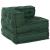 Puf modular verde 70x70x54 țesătură GartenMobel Dekor