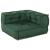 Puf modular verde 140x70x36 țesătură GartenMobel Dekor