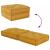 Puf modular galben 70x70x36 țesătură GartenMobel Dekor