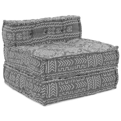 Canapea modulară Geometric Gri deschis 70 x 70 x 54 cm țesătură GartenMobel Dekor