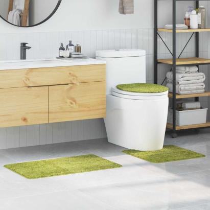 Set de mochete anti-derapante pentru baie 3 pcs Verde GartenMobel Dekor