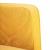 Canapea de tip lovesea galben deschis 109 cm țesătură velur GartenMobel Dekor