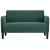 Canapea lovesea verde închis 109 cm catifea GartenMobel Dekor