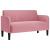 Canapea lovesea roz 109 cm catifea GartenMobel Dekor