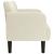 Canapea loveseat crem 109 cm catifea GartenMobel Dekor